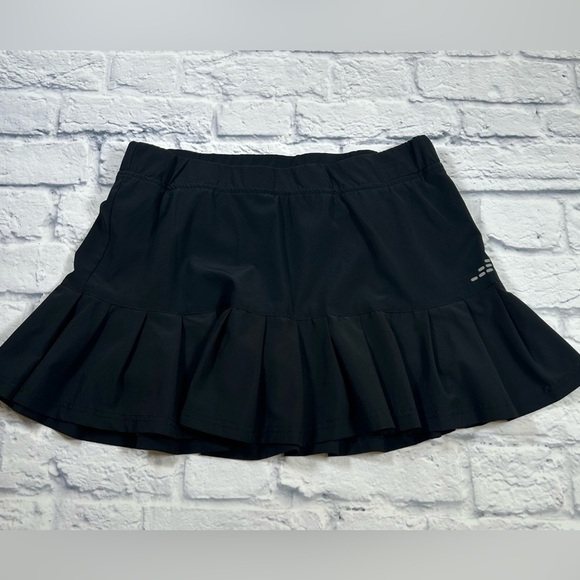 BCG Black Skater Mini Skirt with Pleats - Picture 1 of 6